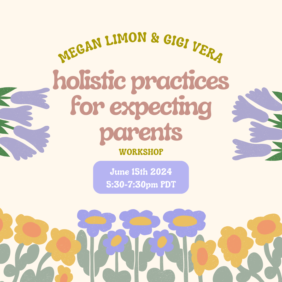 Holistic Practices for Expecting Parents Workshop June 15th 2024 Virtual
