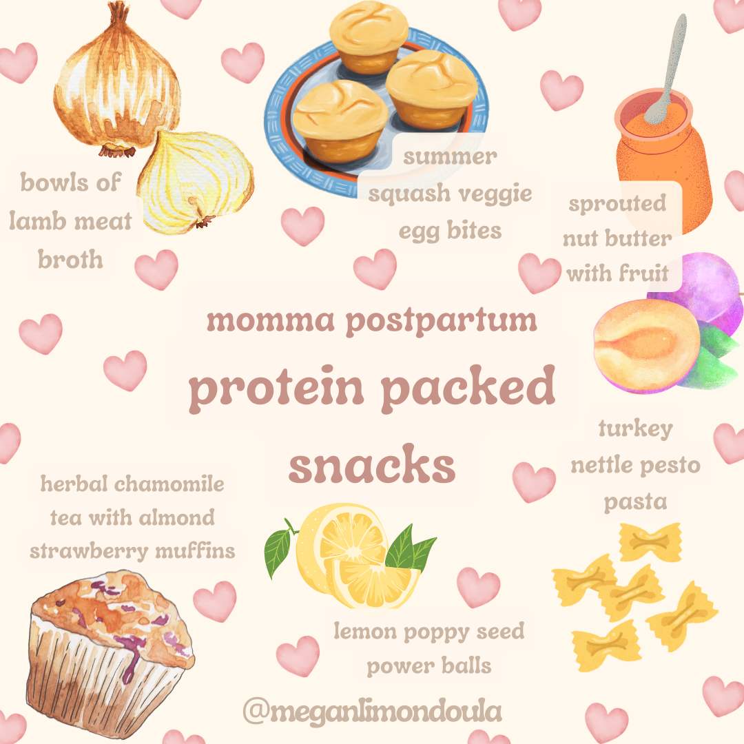 Momma Postpartum Protein Packed Snacks