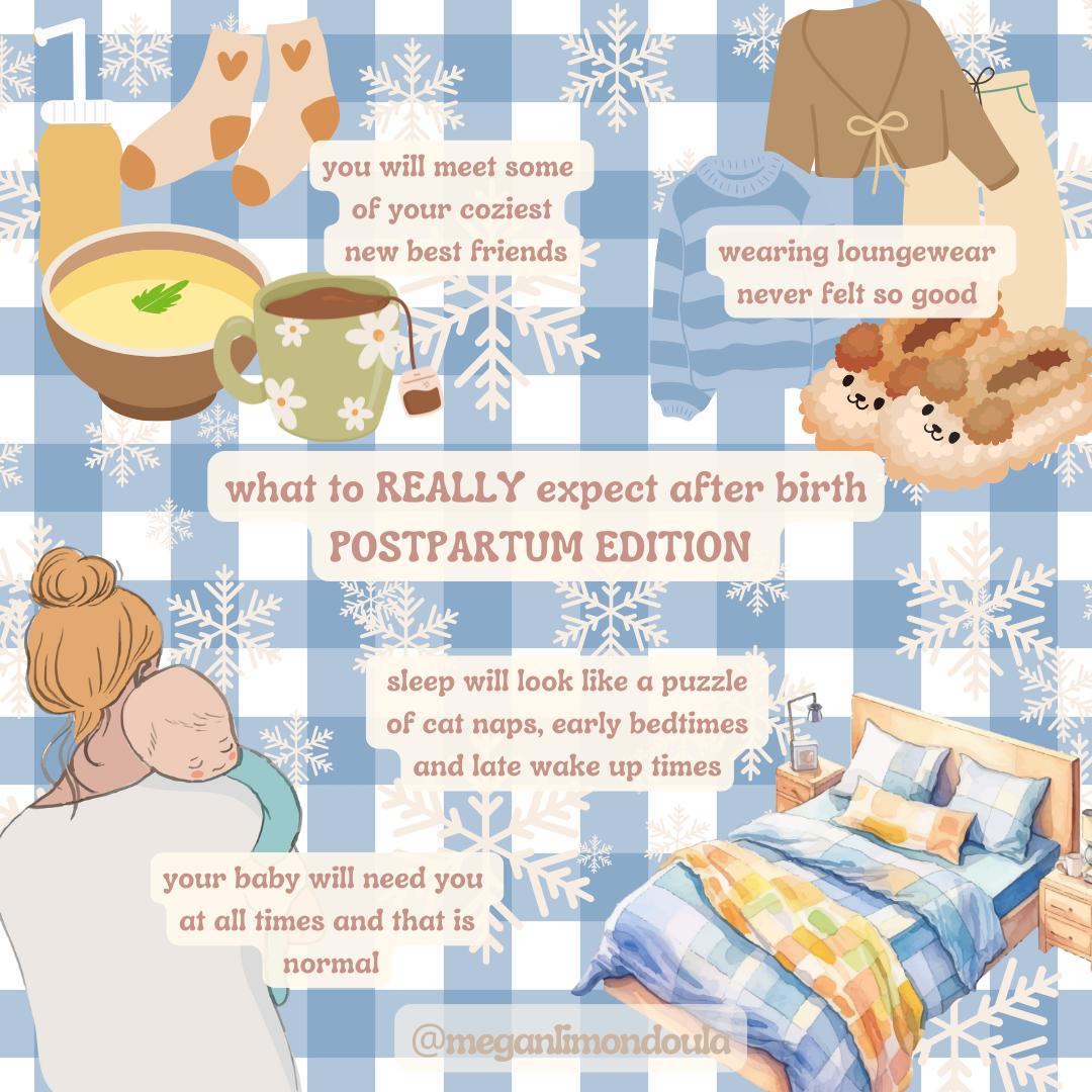 🍜🏡❄️🕯️what to REALLY expect after birth