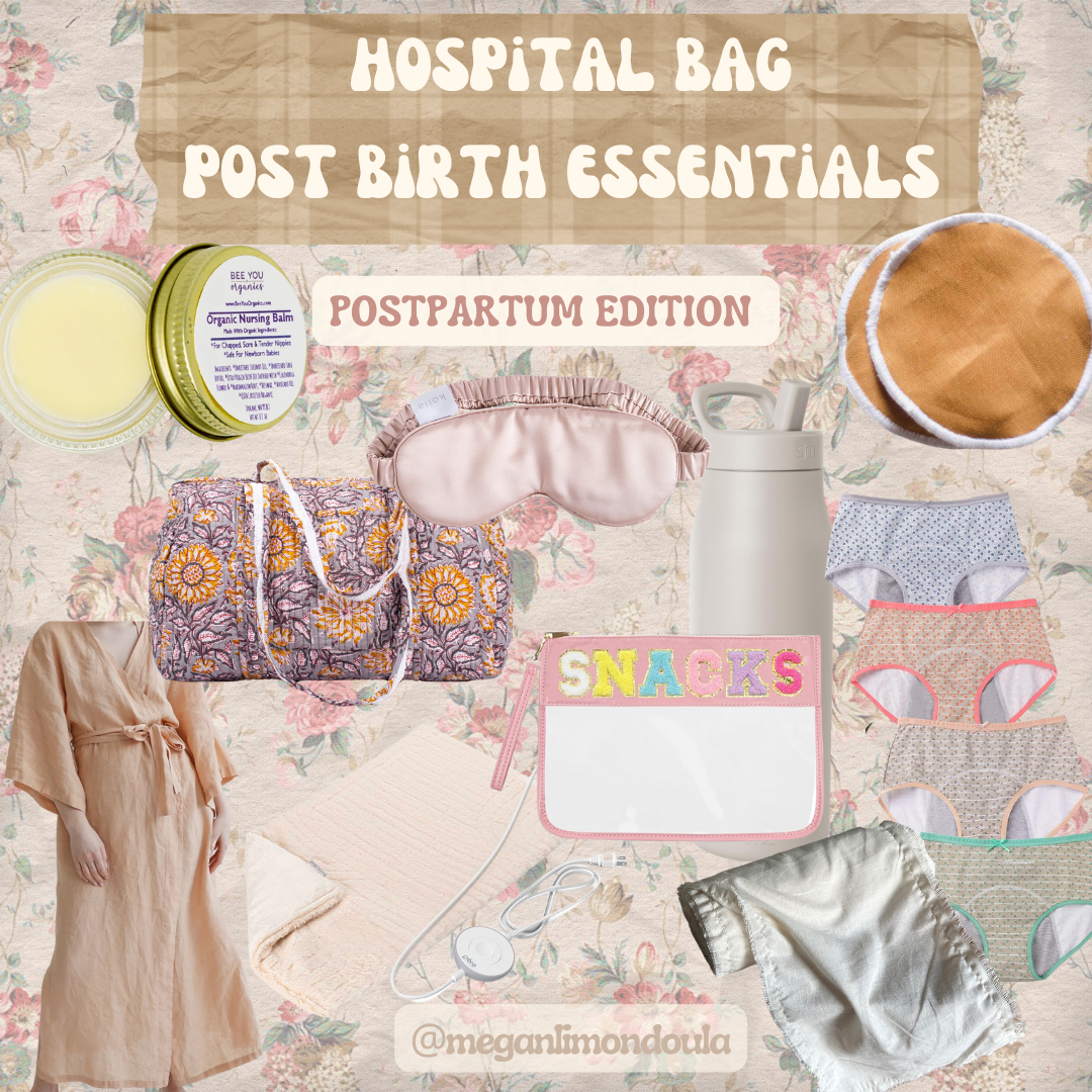 Hospital Bag Post Birth Essentials