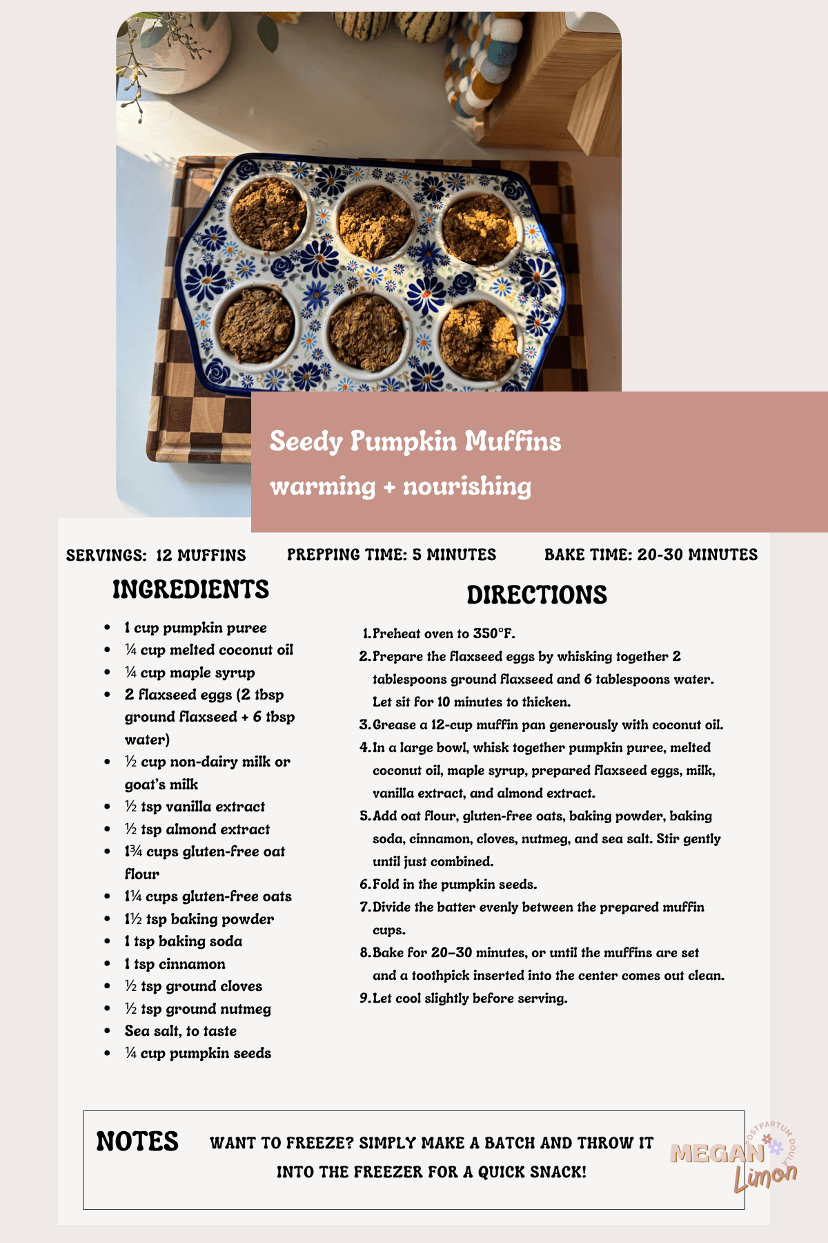 oven mit gingham holding muffins in ceramic muffin pan kitchen blue mushroom garland pumpkin muffins recipe card