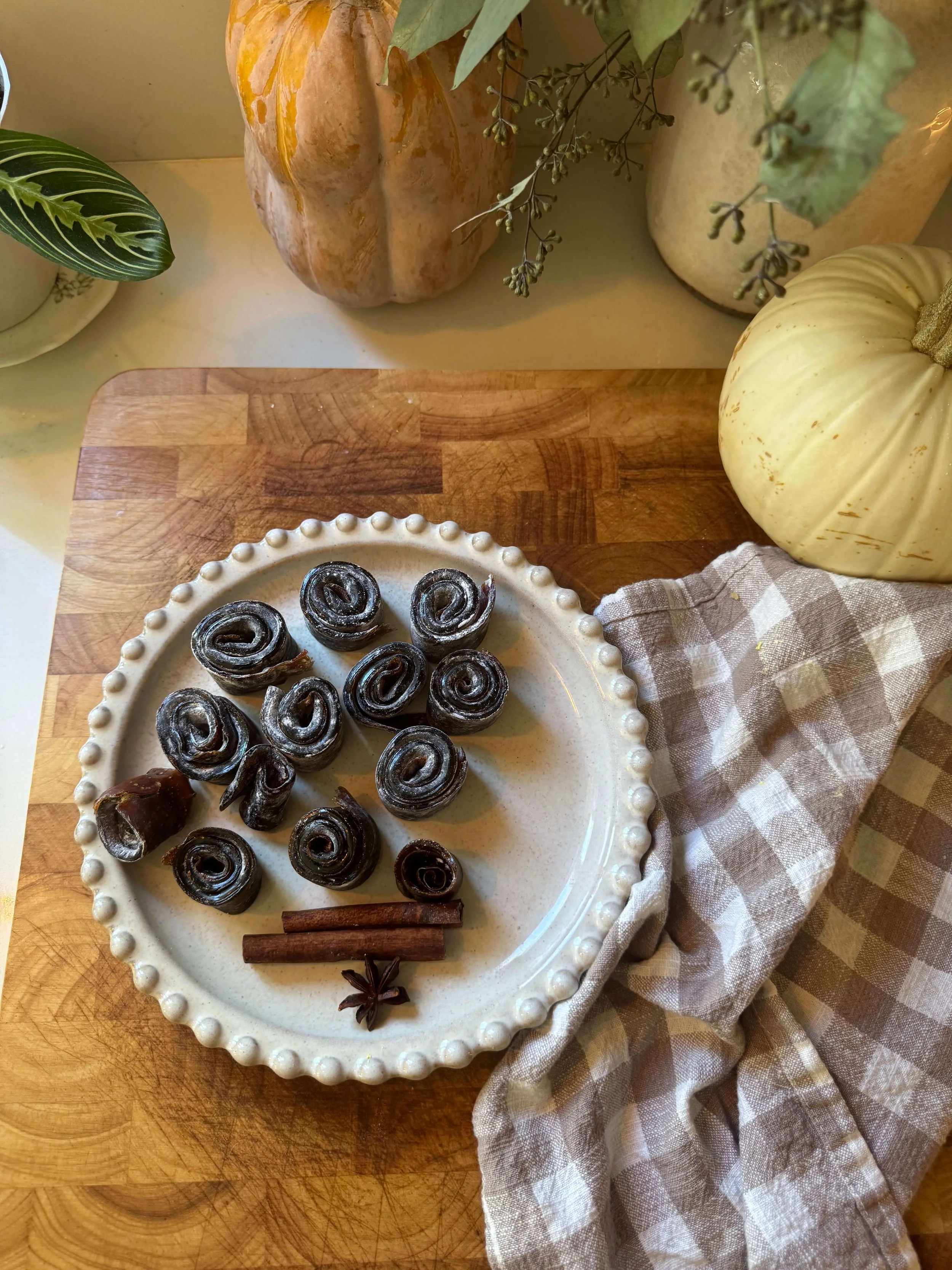 postpartum birth ginger lozenges on plate kitchen