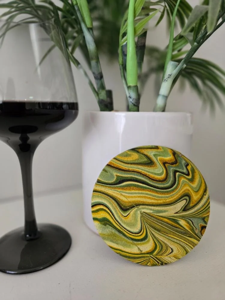 Forest Lagoon Coaster Set | Handcrafted Bali Homewares | Donbernae