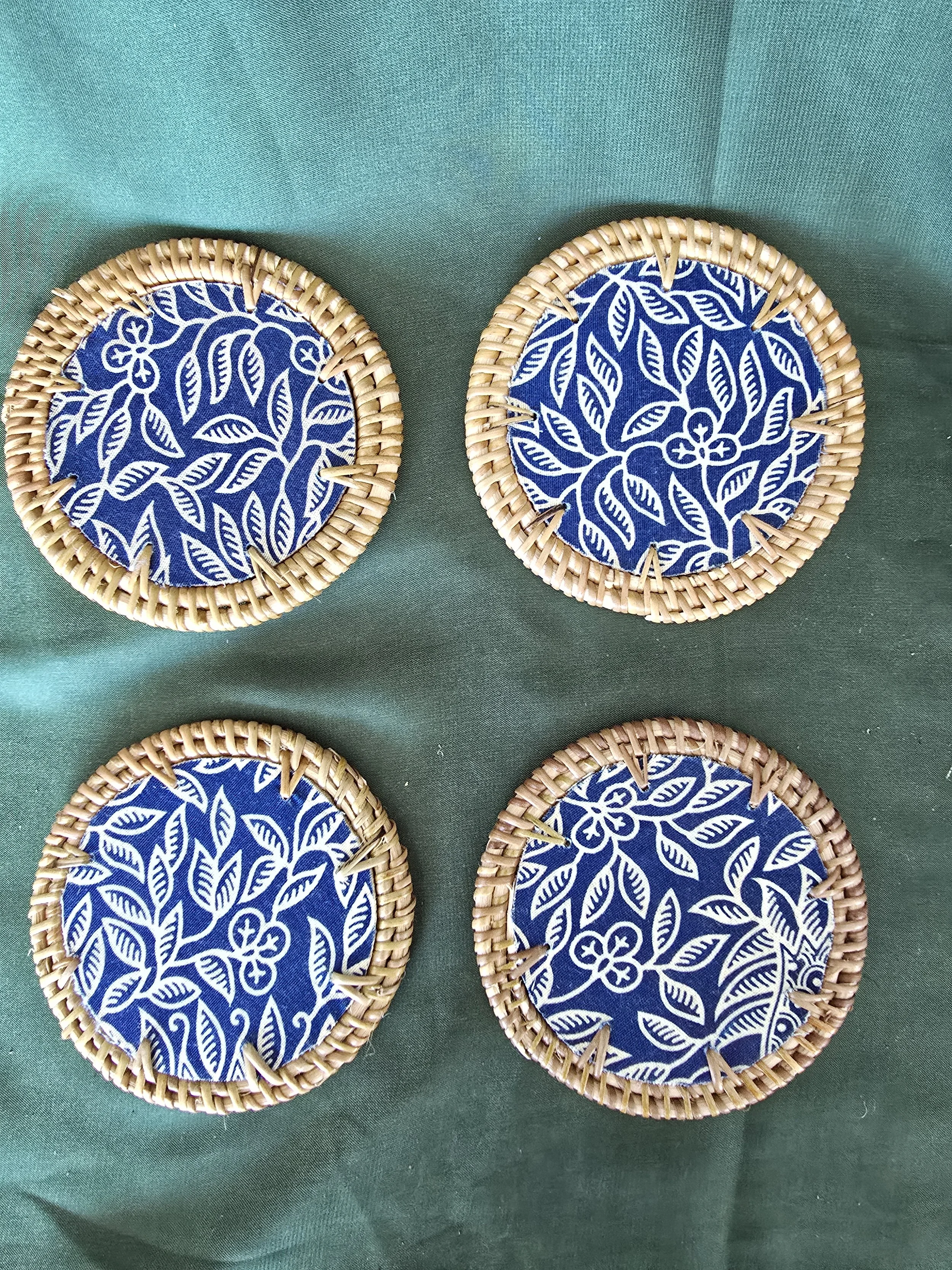 Coastal Glow Coaster Set | Handcrafted Bali Homewares | Donbernae
