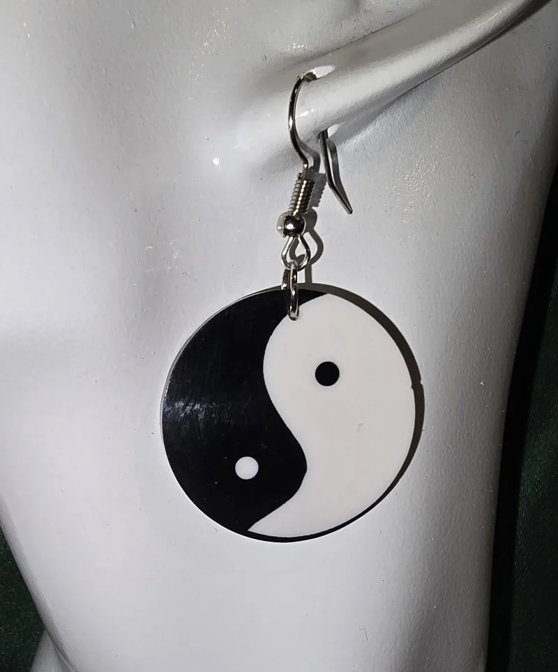 Balance Tide Acrylic Earrings | Handcrafted Bali Jewellery | Donbernae