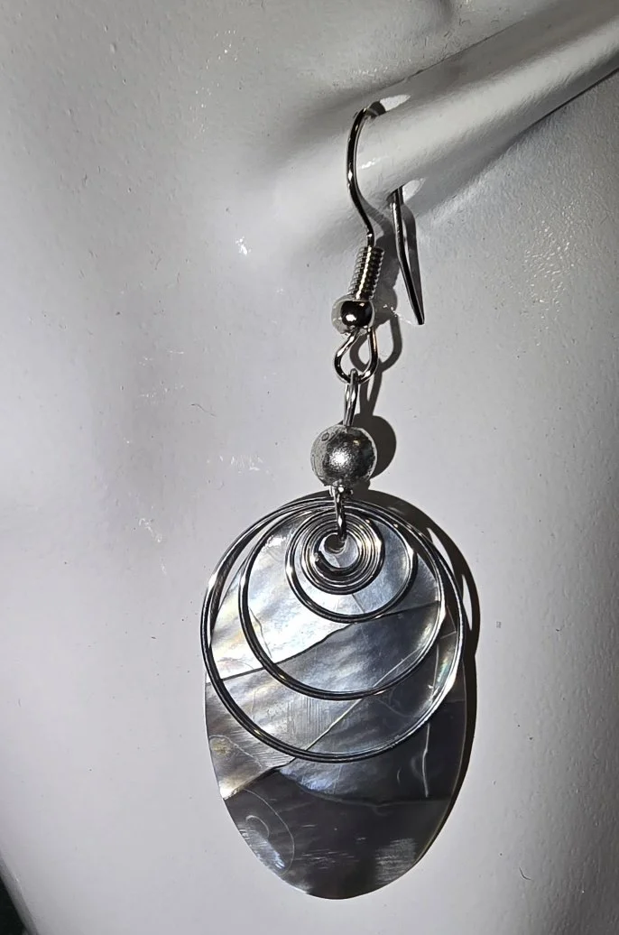 Palm Drift Shell Earrings | Handcrafted Bali Jewellery | Donbernae