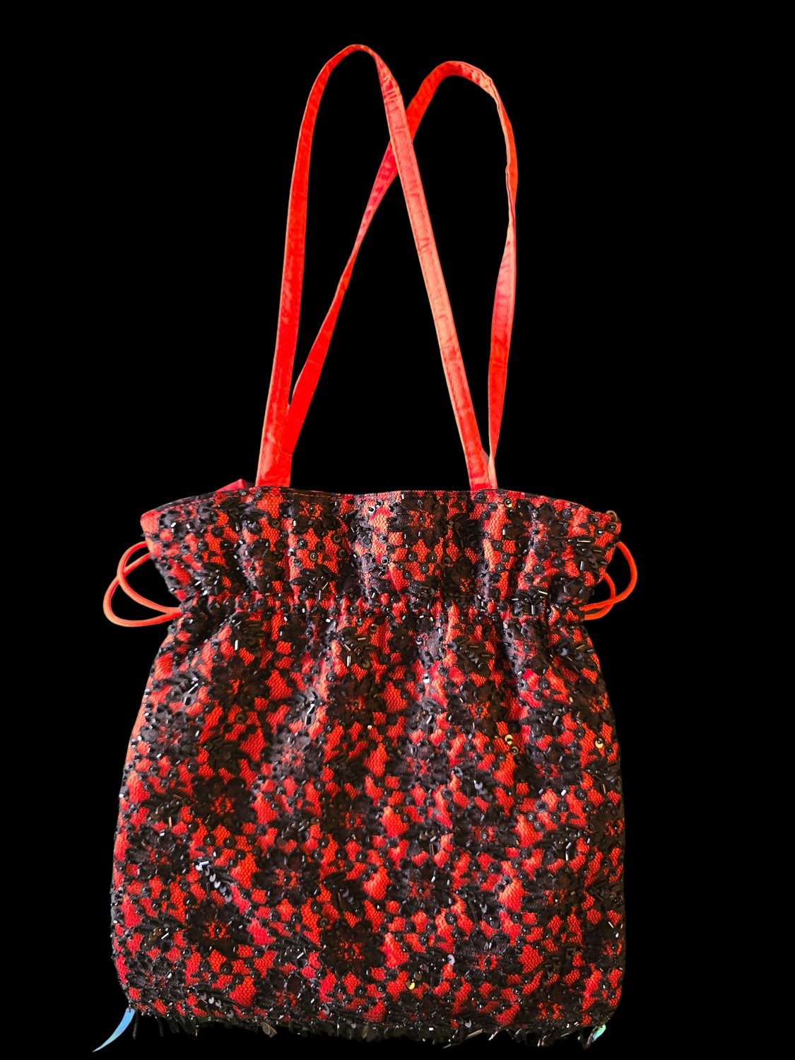 Coral Tide Beaded Handbag | Bali Artisan Handbag | Donbernae