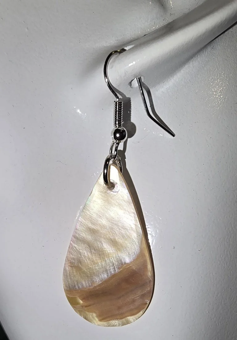 Ember Flame Shell Earrings | Handcrafted Bali Jewellery | Donbernae