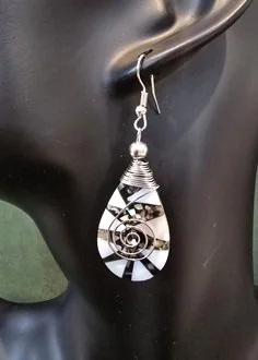 Spiral Tide Shell Earrings | Handcrafted Bali Jewellery | Donbernae