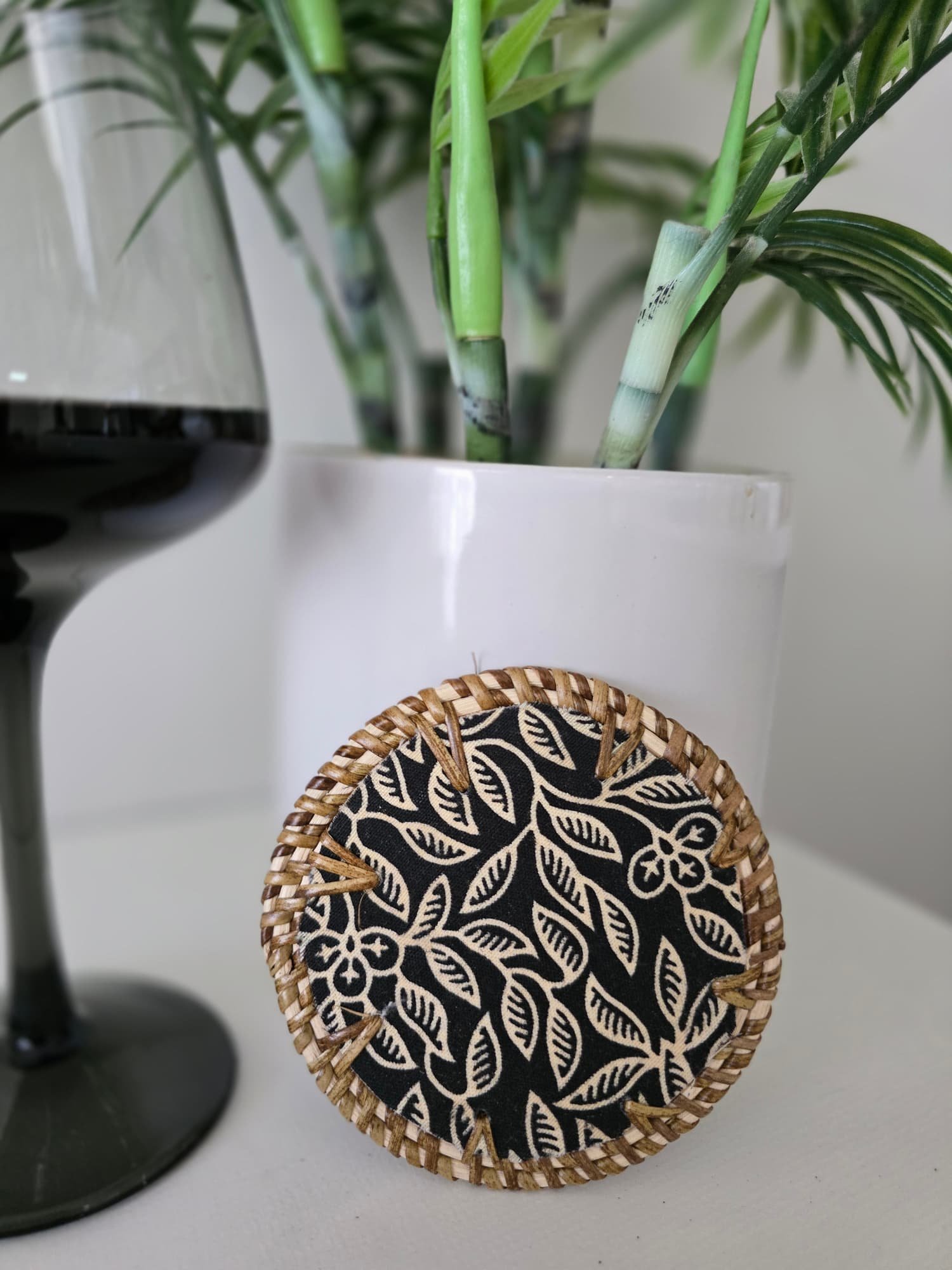 Golden Coast Coaster Set | Handcrafted Bali Homewares | Donbernae