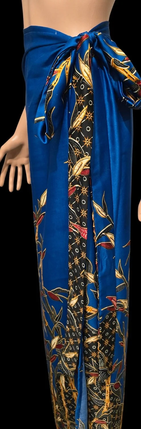 Midnight Tide Sarong | Custom Made Bali Sarong | Donbernae