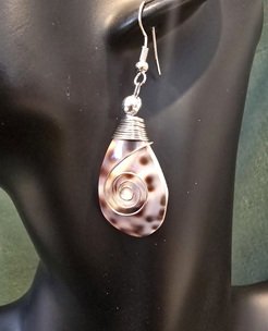 Tropical Spiral Shell Earrings | Handcrafted Shell Jewellery | Donbernae