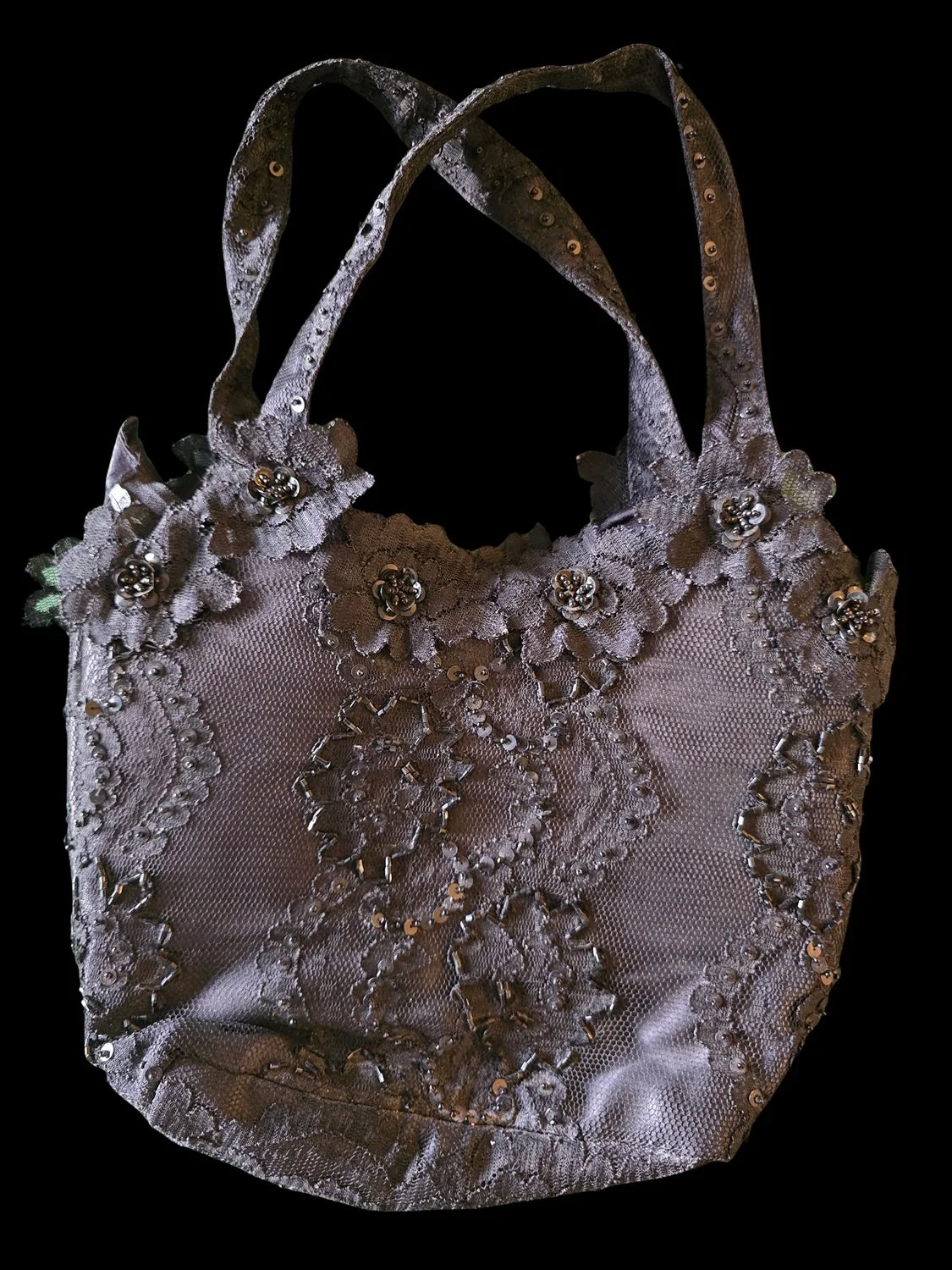 Midnight Island Beaded Handbag | Bali Beaded Fashion Bag | Donbernae