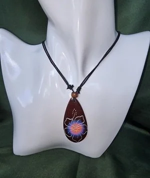 Island Bloom Wooden Necklace | Handcrafted Bali Jewellery | Donbernae