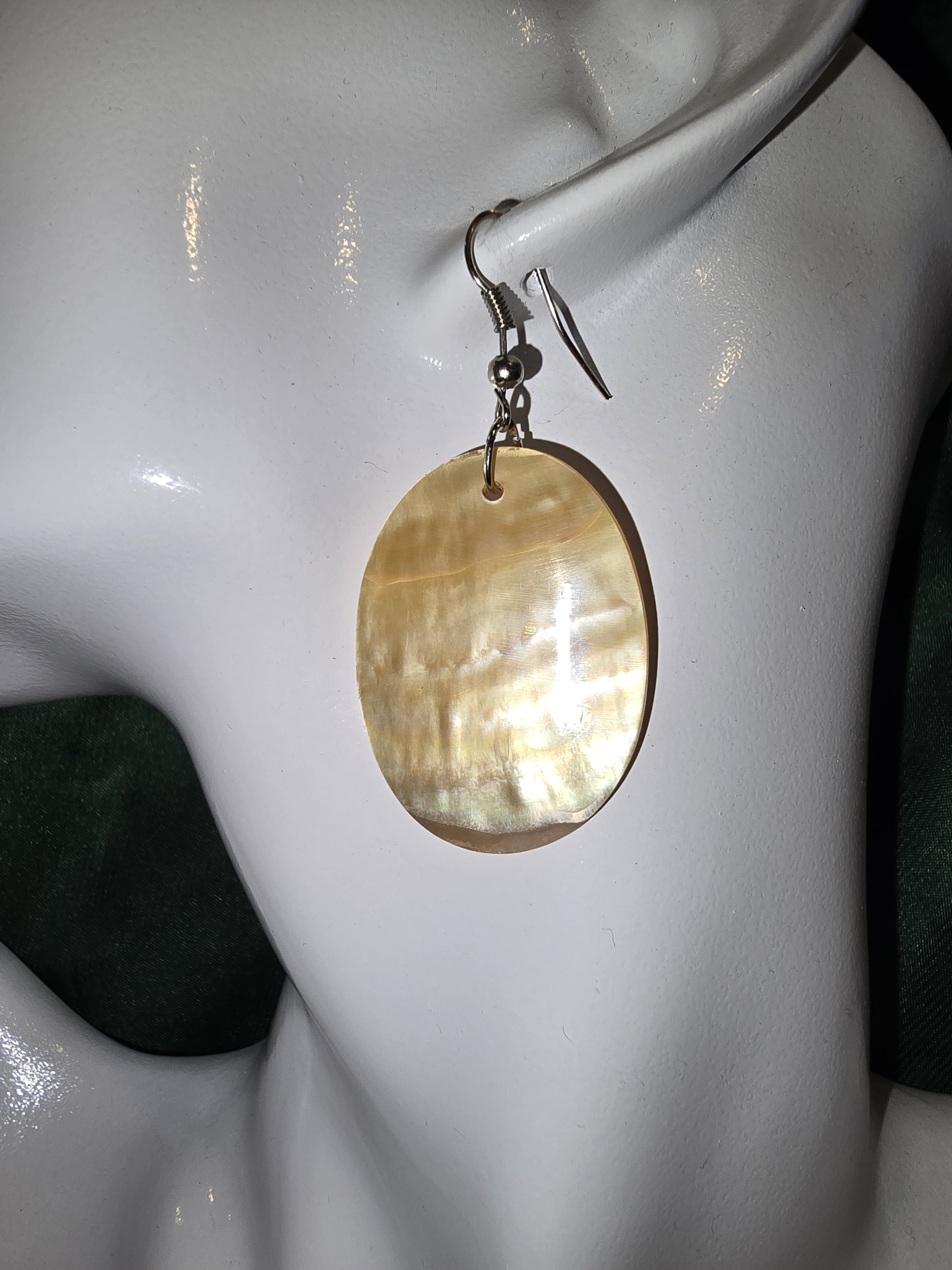Radiant Glow Shell Earrings | Handcrafted Bali Jewellery | Donbernae