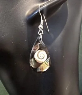 Spiral Wave Shell Earrings | Handcrafted Bali Jewellery | Donbernae