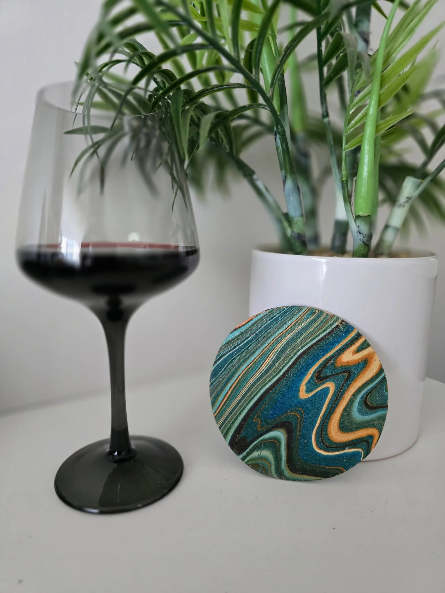 Sunset Coast Coaster Set | Handcrafted Bali Homewares | Donbernae