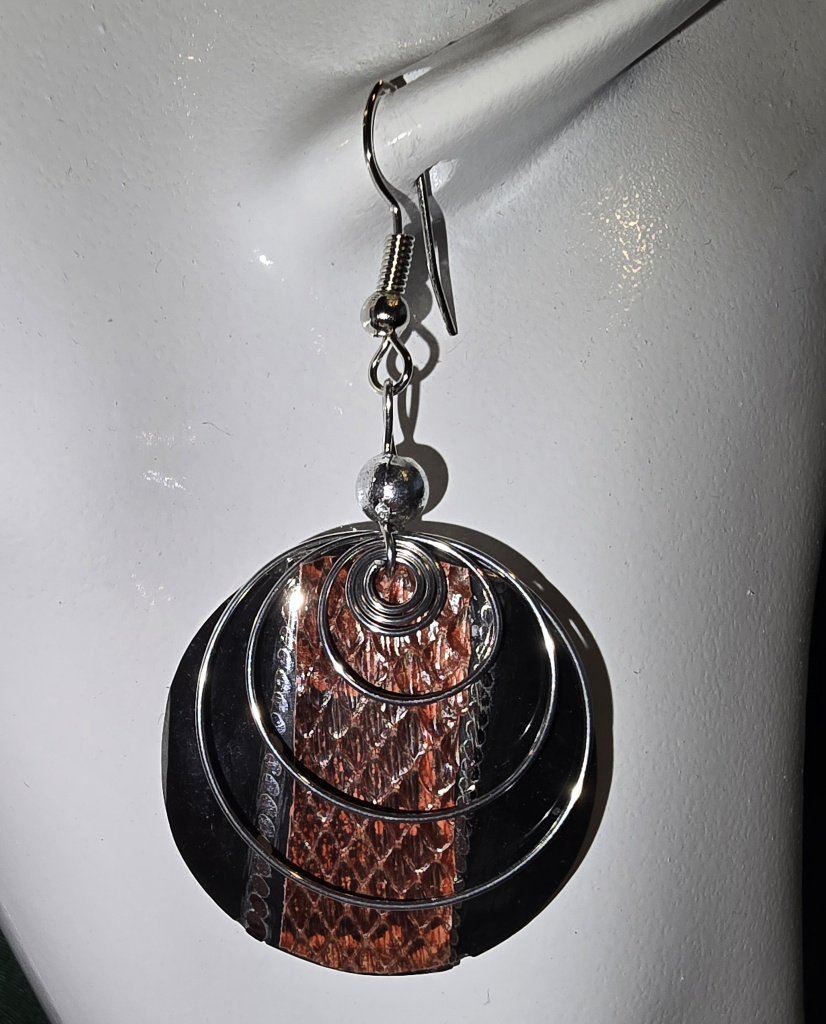 Ruby Halo Shell Earrings | Handcrafted Bali Jewellery | Donbernae