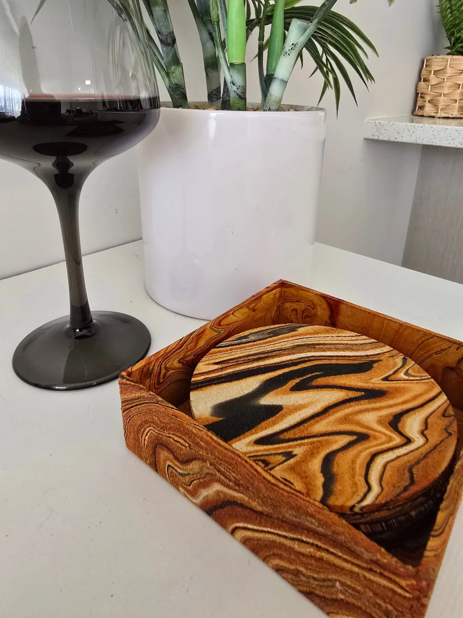 Sandstone Coast Coaster Set | Handcrafted Bali Homewares | Donbernae