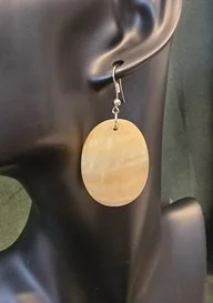 Radiant Glow Shell Earrings | Handcrafted Bali Jewellery | Donbernae