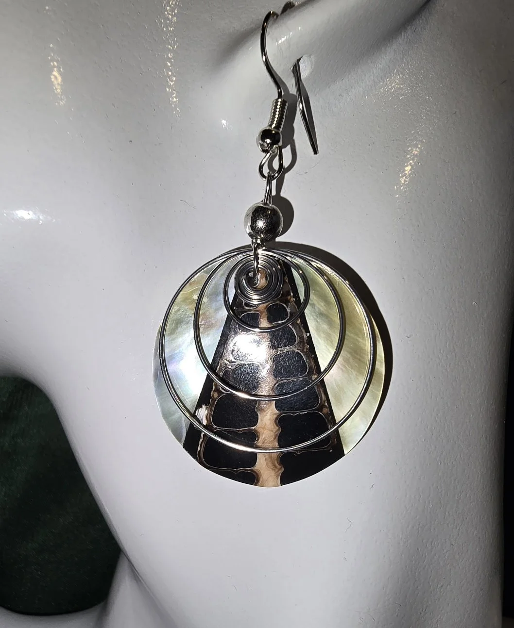 Earth Drift Shell Earrings | Handcrafted Bali Jewellery | Donbernae