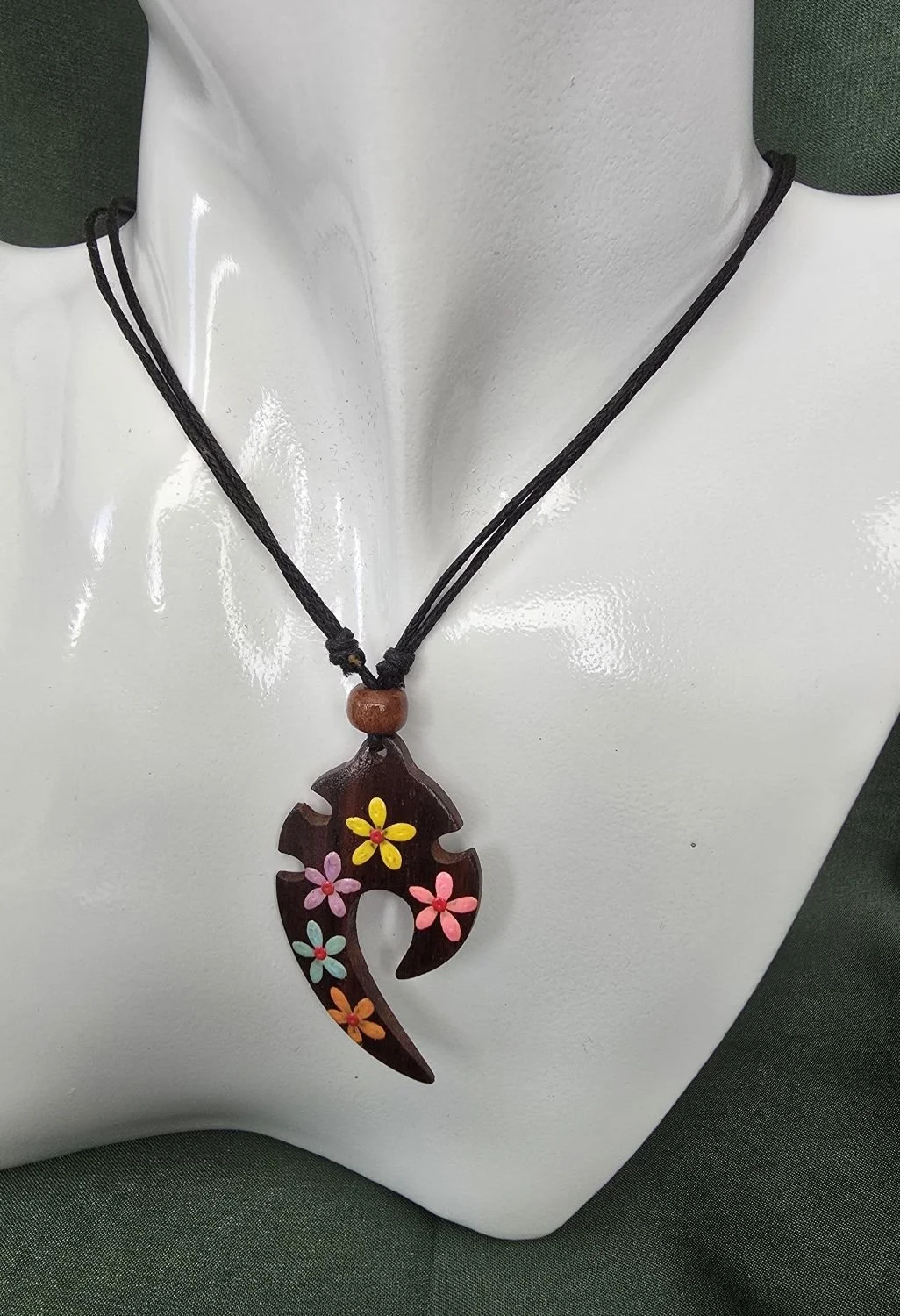 Island Bloom Wooden Necklace | Handcrafted Bali Jewellery | Donbernae