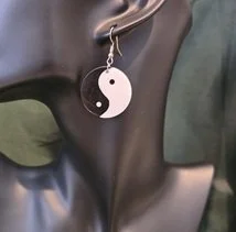 Balance Tide Acrylic Earrings | Handcrafted Bali Jewellery | Donbernae