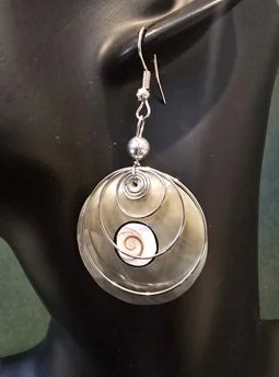 Ocean Bloom Shell Earrings | Handcrafted Bali Jewellery | Donbernae