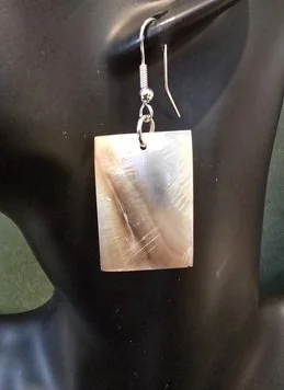 Coastal Frame Shell Earrings | Handcrafted Bali Jewellery | Donbernae