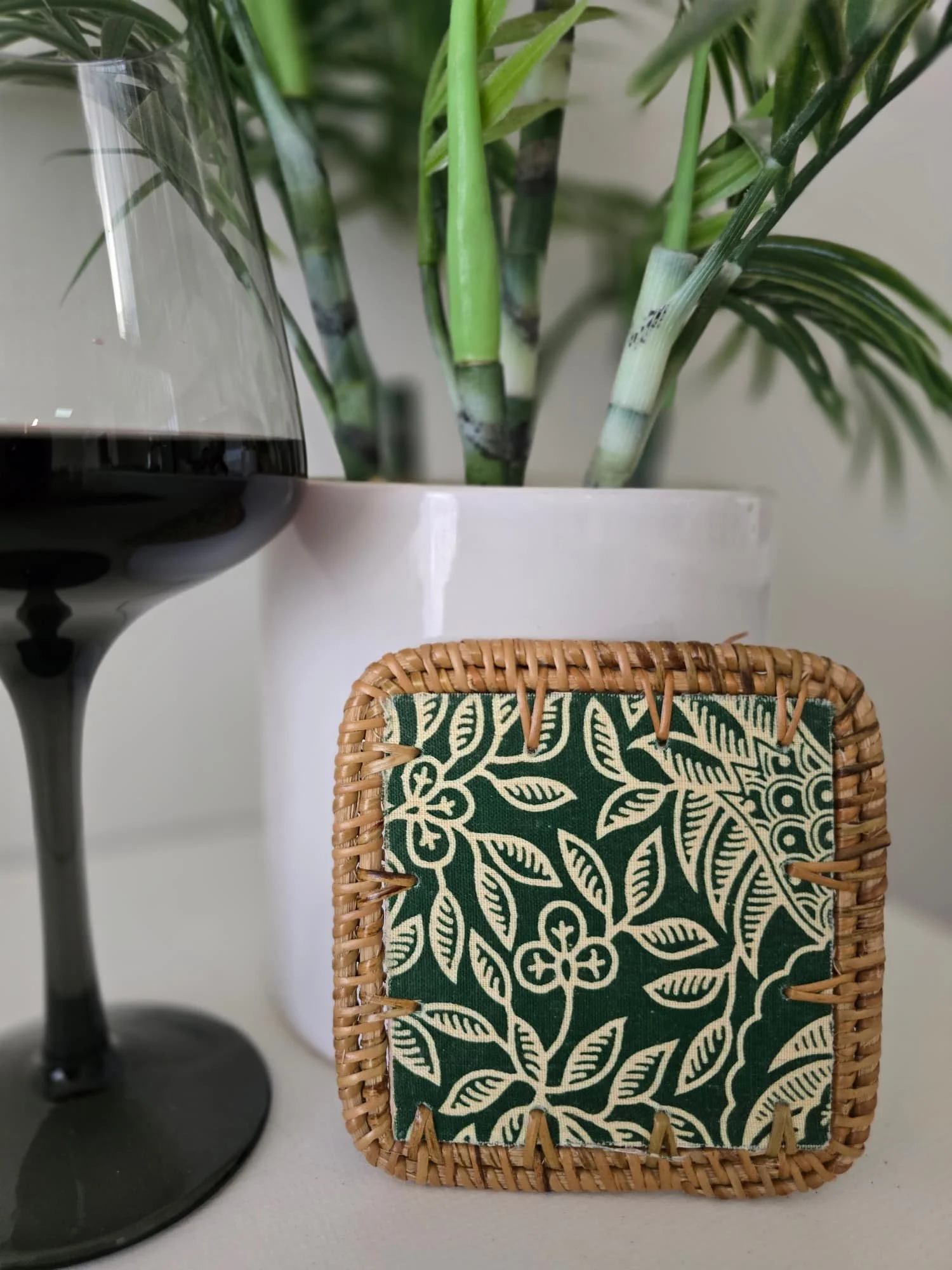Lagoon Stone Coaster Set | Handcrafted Bali Homewares | Donbernae