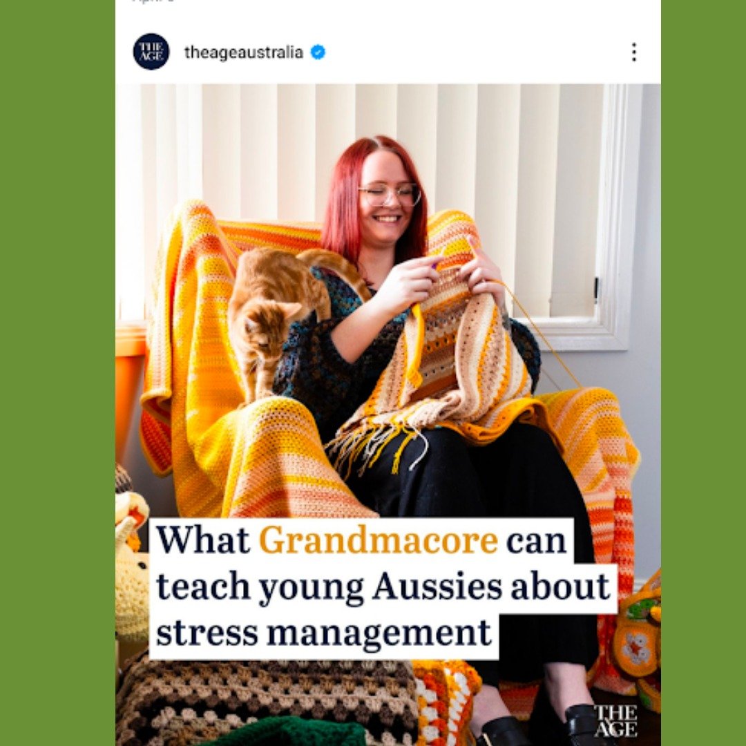 Had a great chat with @shonamarion from @theageaustralia during @melbflowershow prep about the rise of &ldquo;Grandmacore&rdquo; hobbies like gardening, knitting and crochet. 

It&rsquo;s great to see more young Aussies turning to these slower, hands
