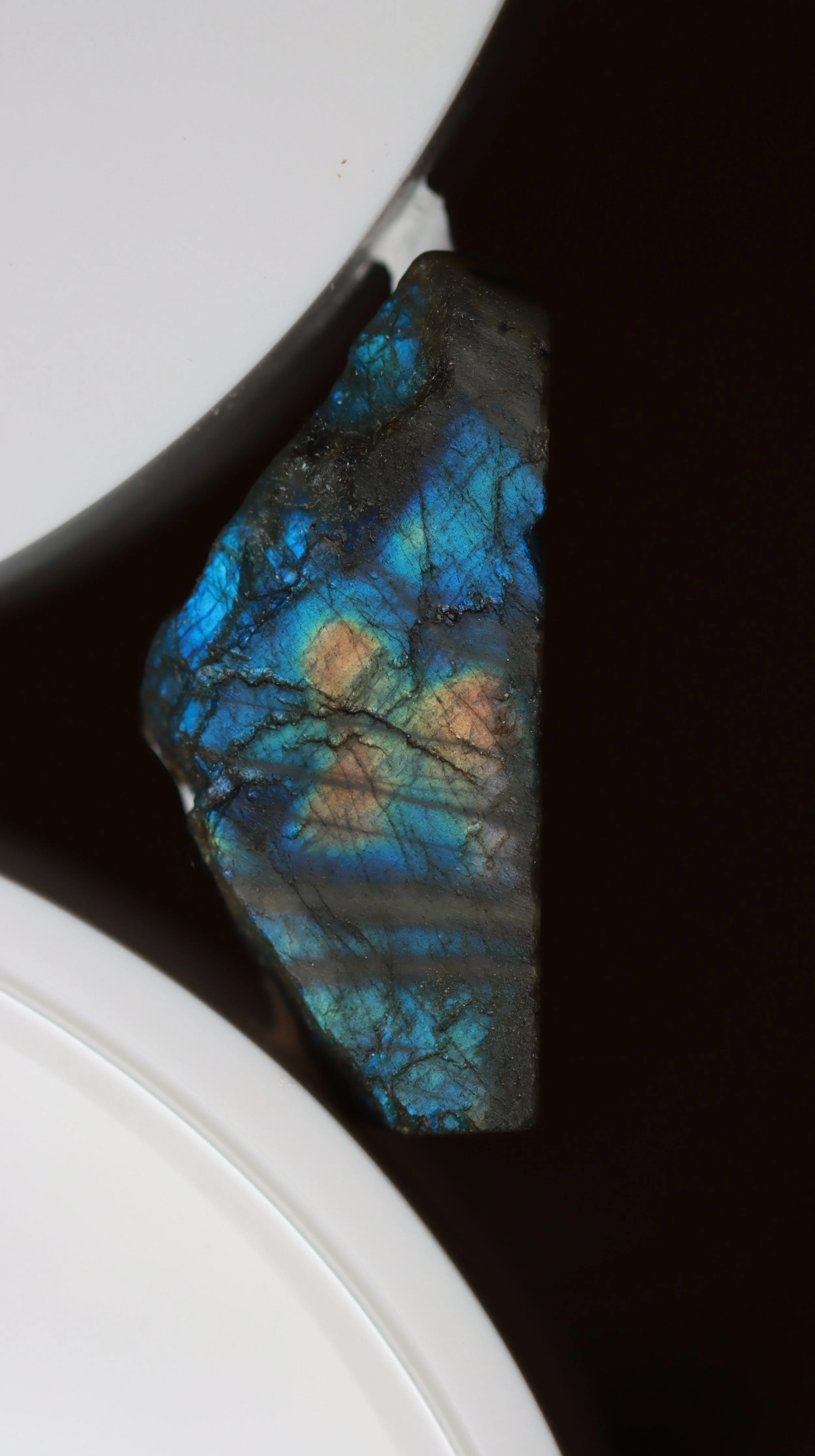 Comptoir corian et labradorite