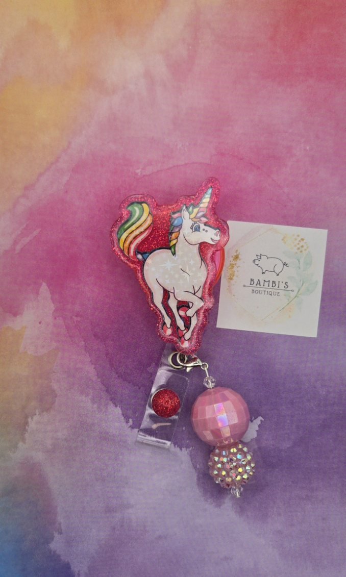Magical Unicorn Badge Reel
