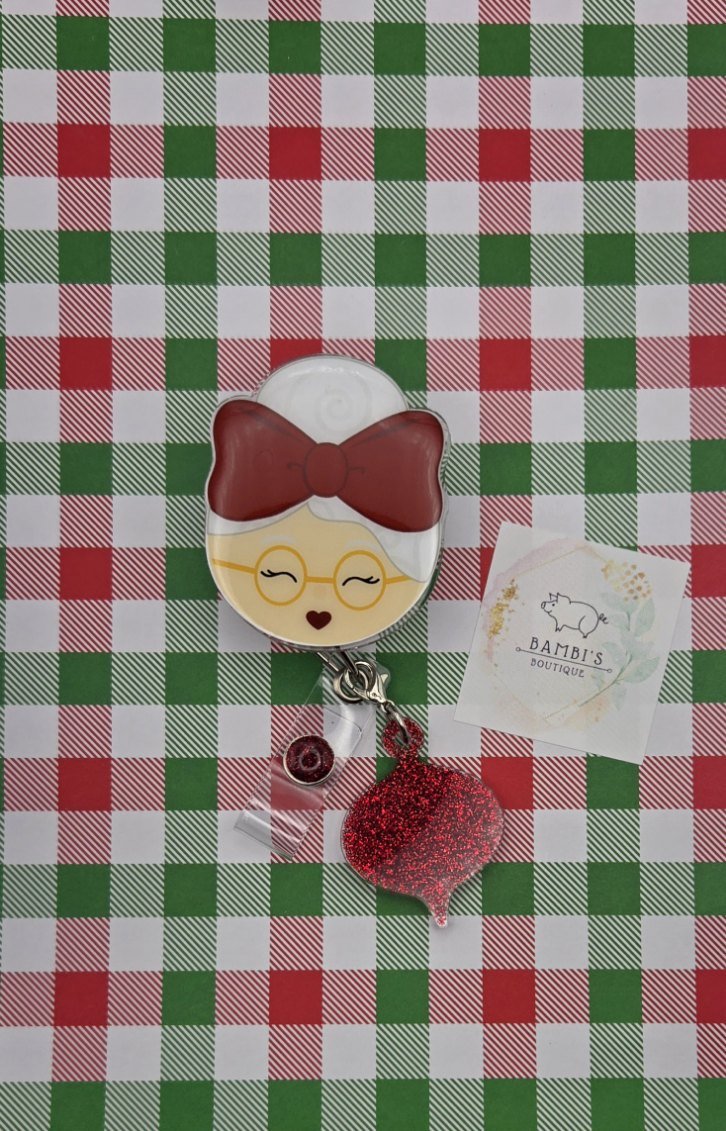 Mrs. Claus Badge Reel