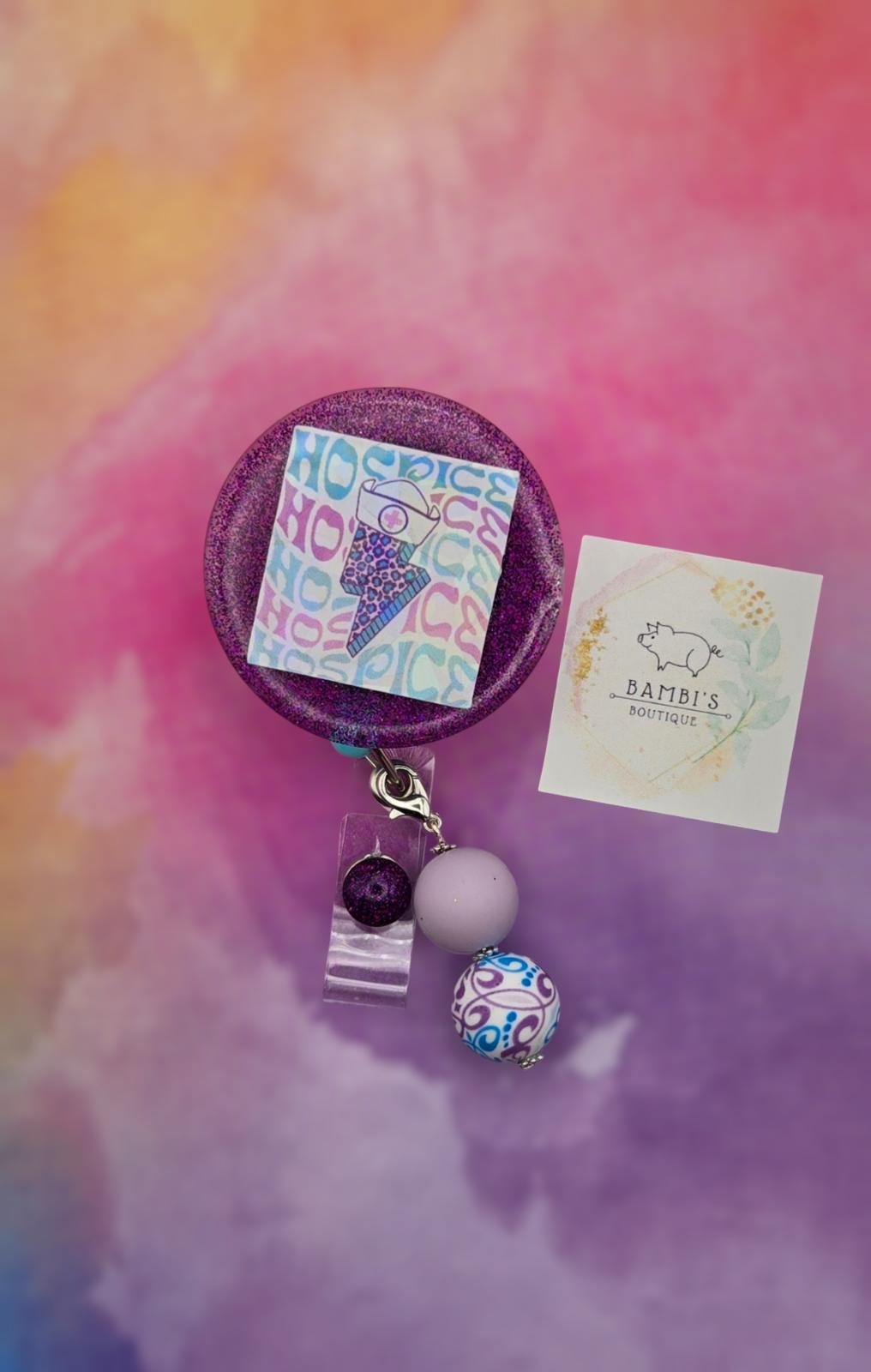 Hospice Nurse Badge Reel