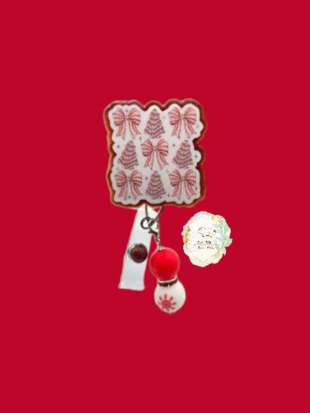 🎀 Tree Cakes & Bows Badge Reel – Sweet Holiday Vibes