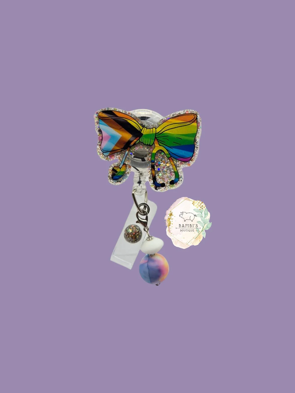 🌈 Pride Bow Badge Reel – Inclusivity & Love Edition
