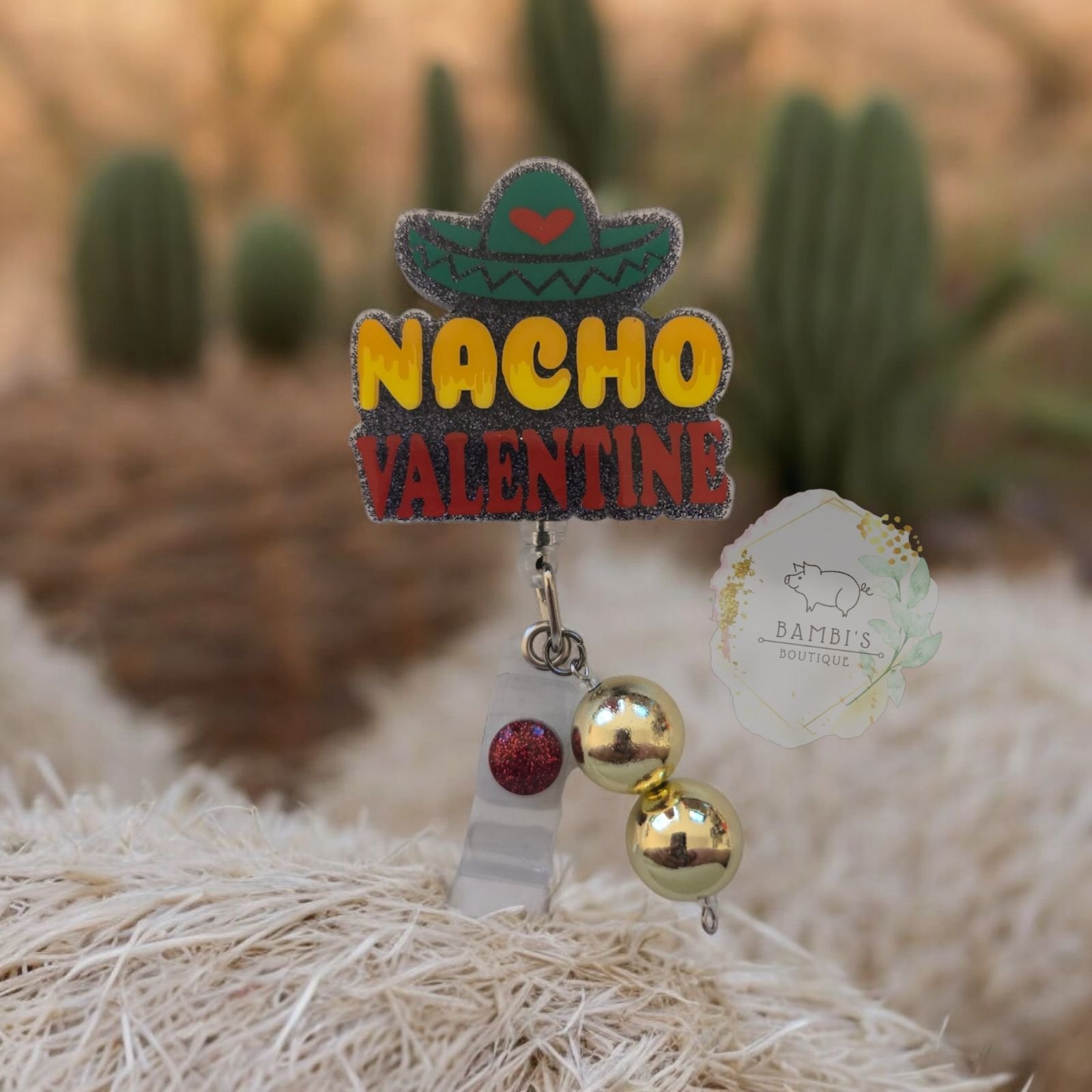 Nacho Valentine Badge Reel