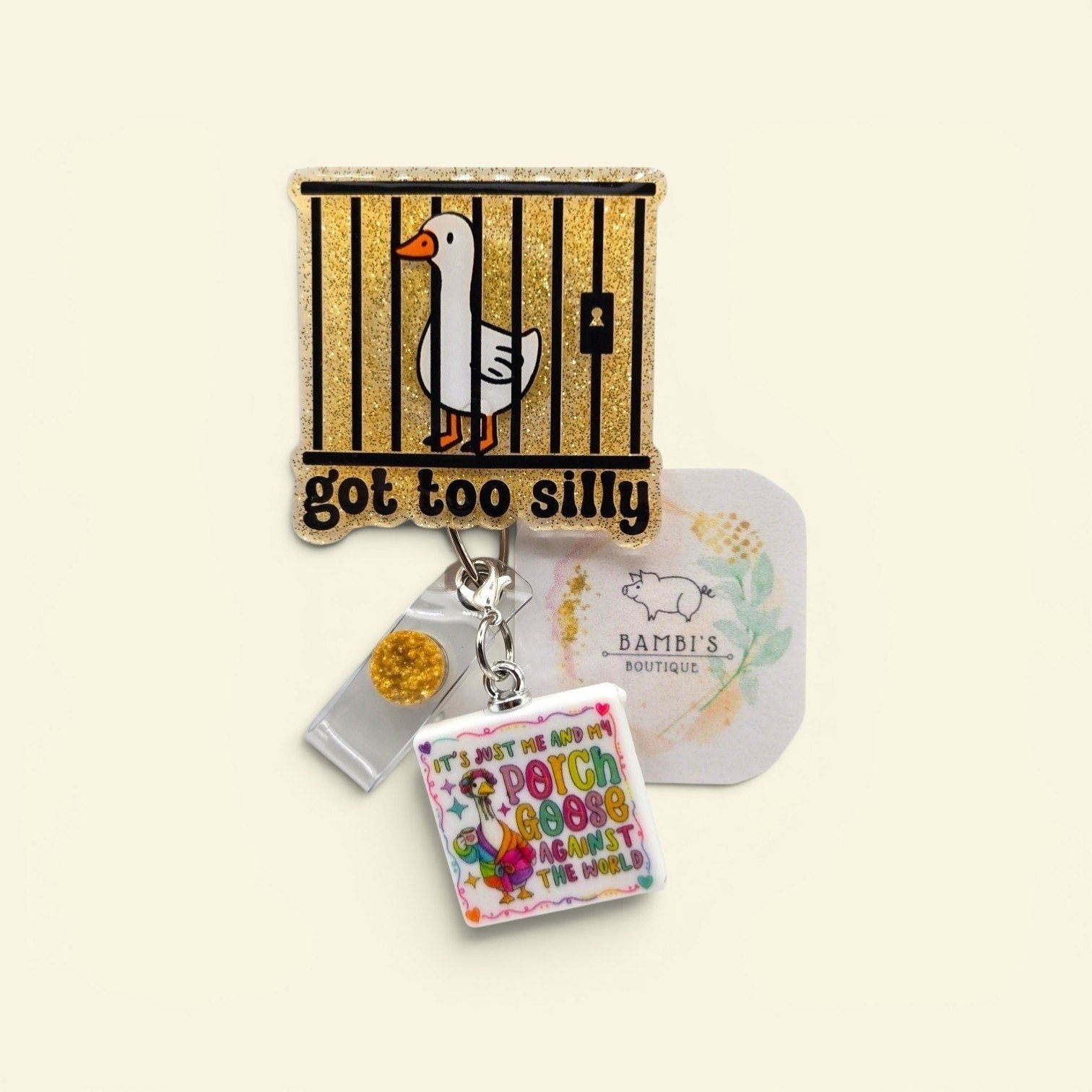 🪿 Got Too Silly Goose Badge Reel