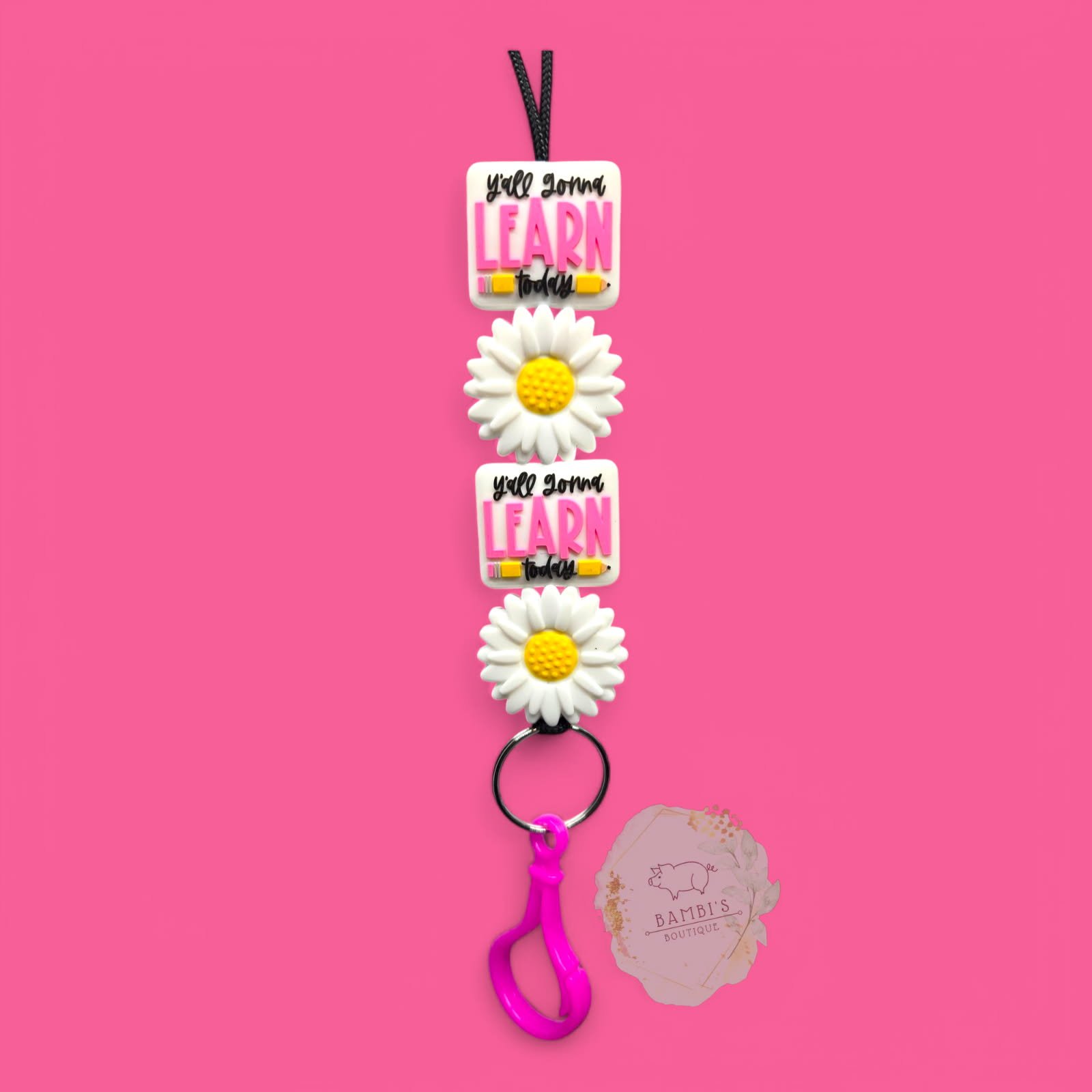 "Y'all Gonna Learn Today" Teacher Lanyard - A Fun & Sassy Statement for Educators!