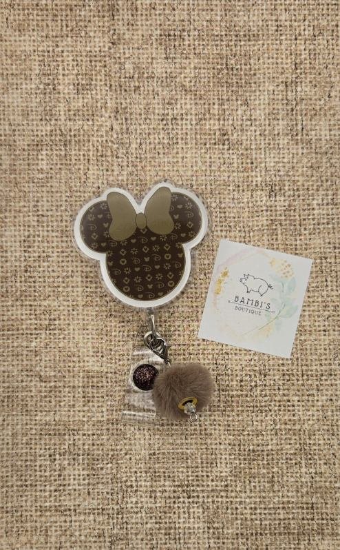 Minnie Ears Badge Reel