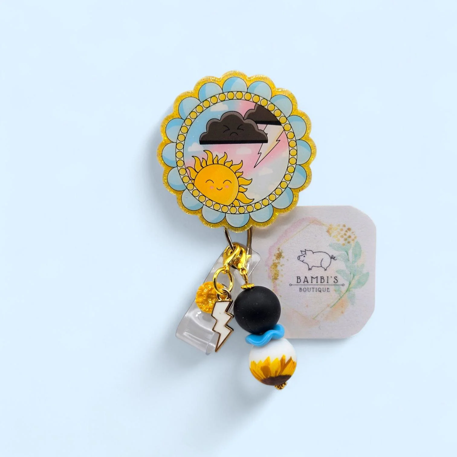 ⛈️ Sun & Storm Weather Badge Reel