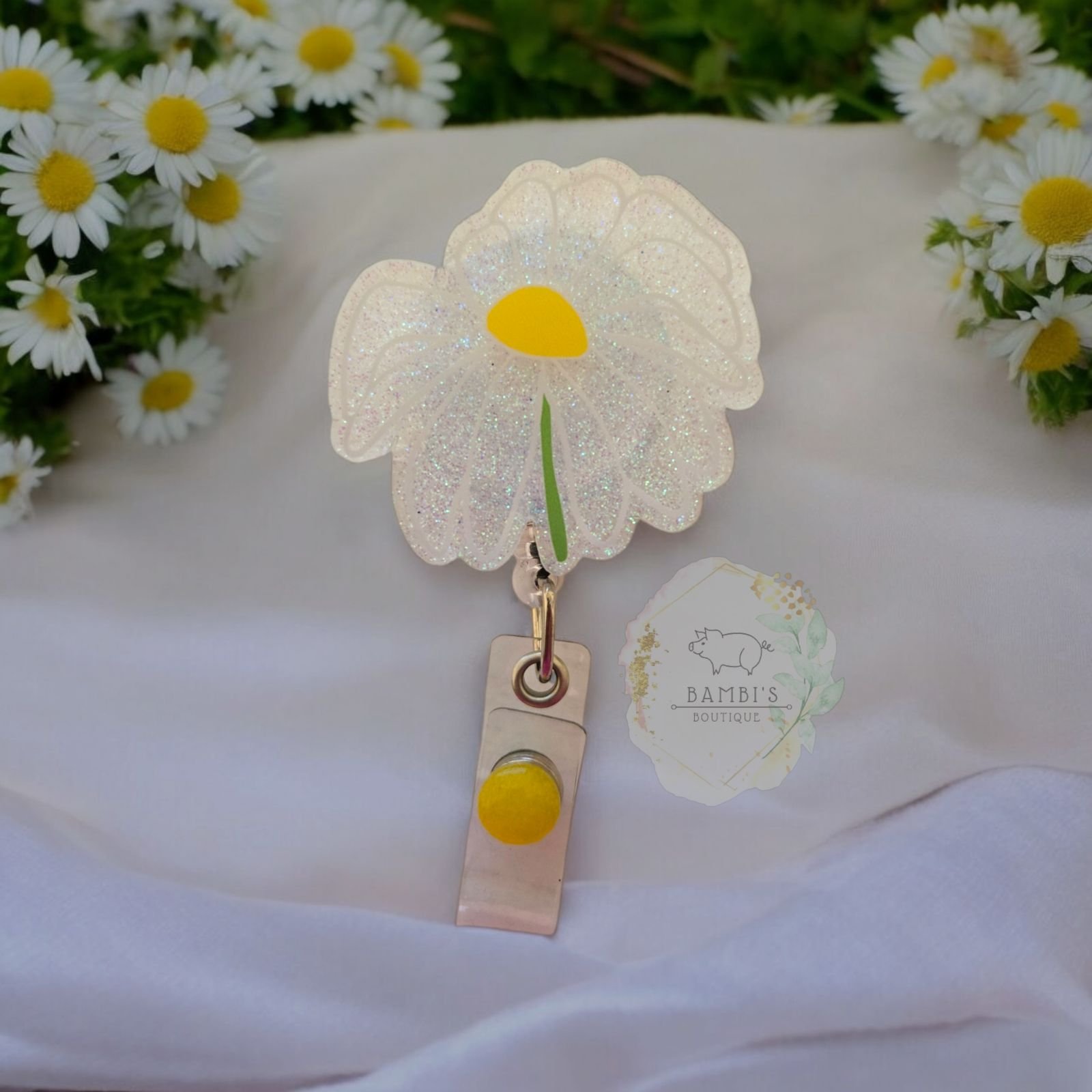 Daisy Delight Badge Reel