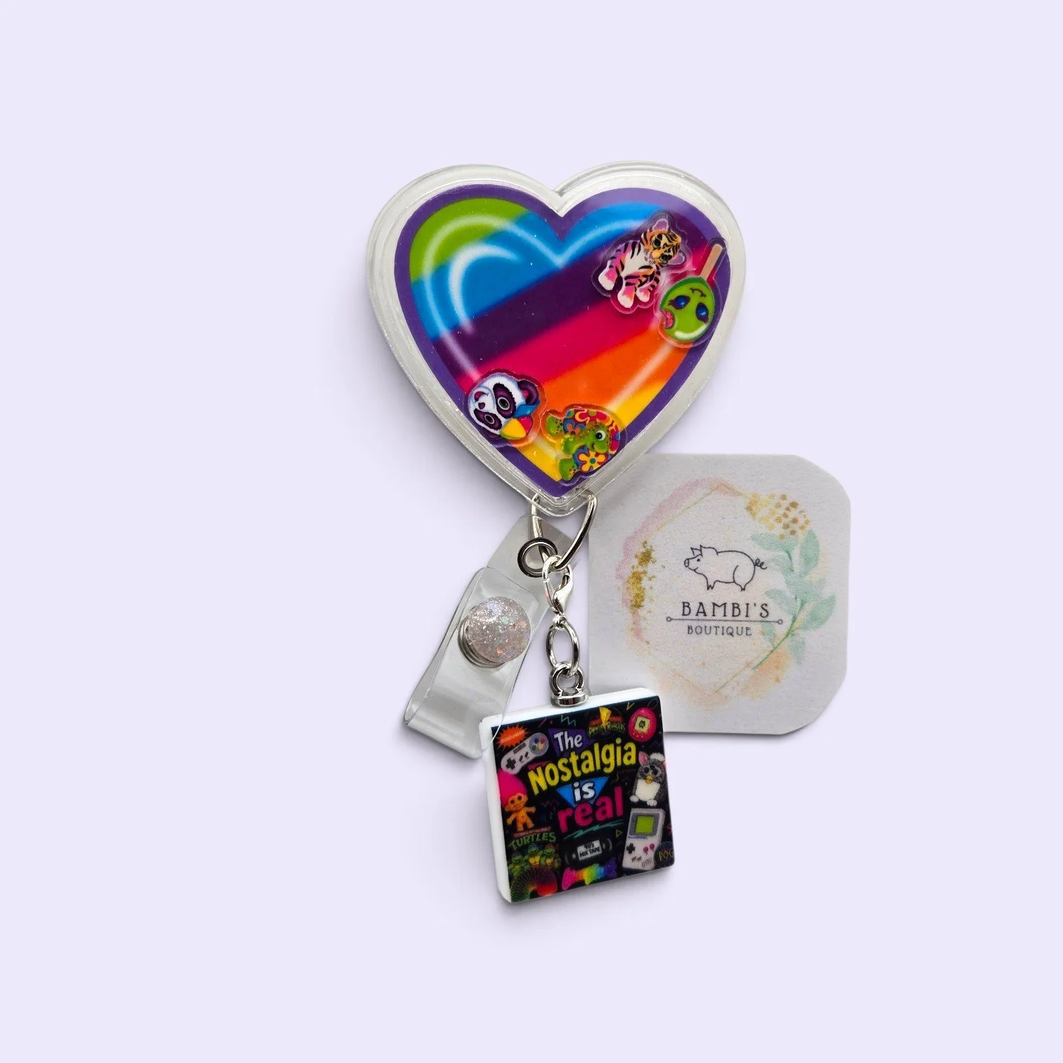 🌈 90s Nostalgia Heart Shaker