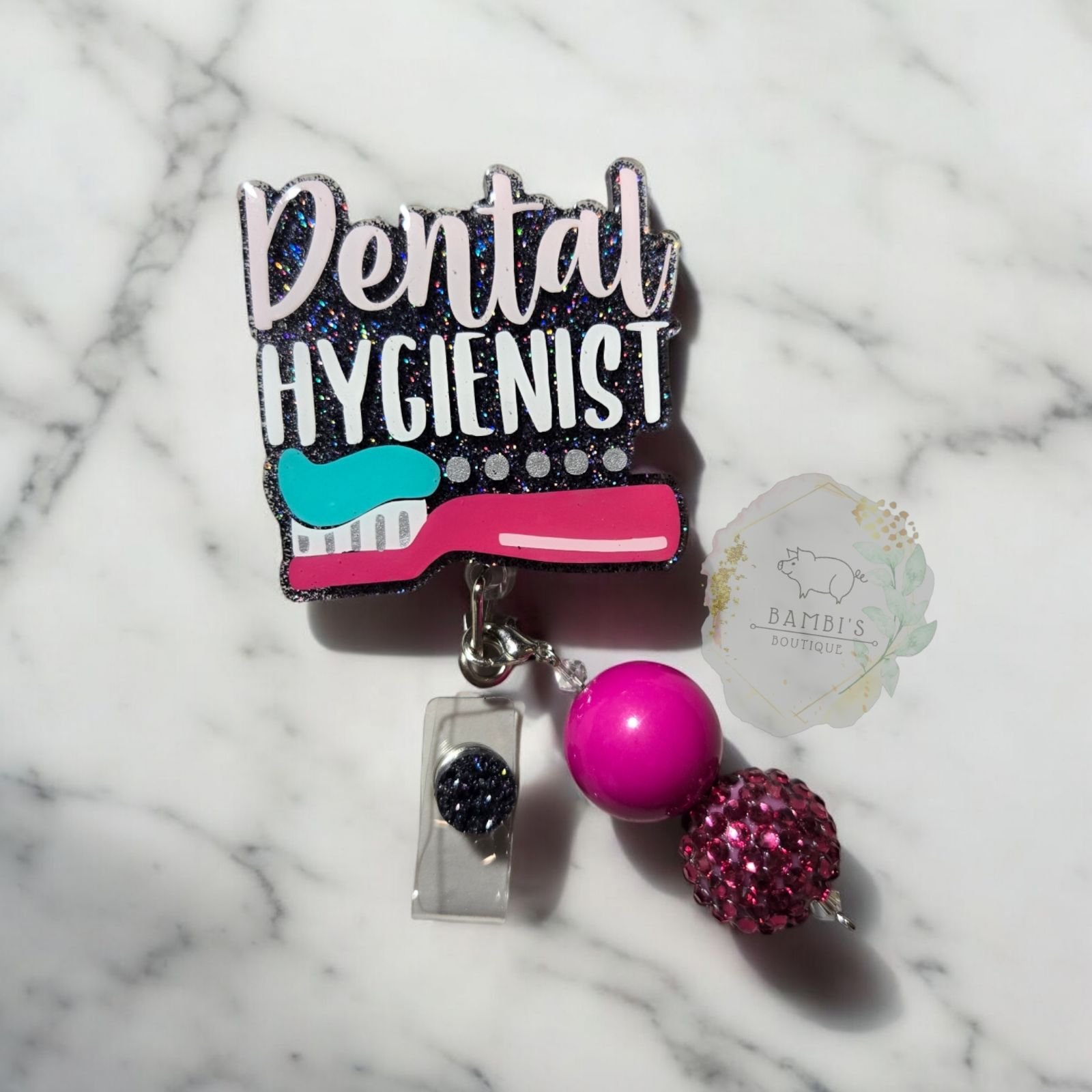 Dental Hygienist Badge Reel