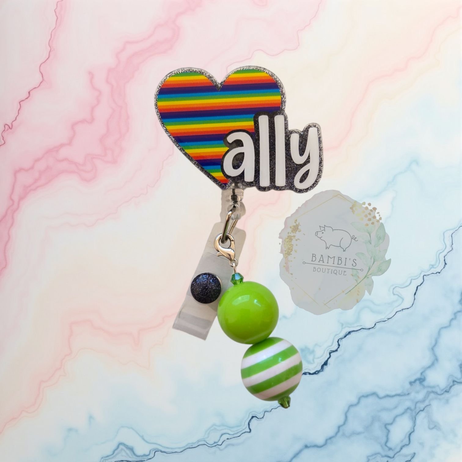 Ally Heart Badge Reel