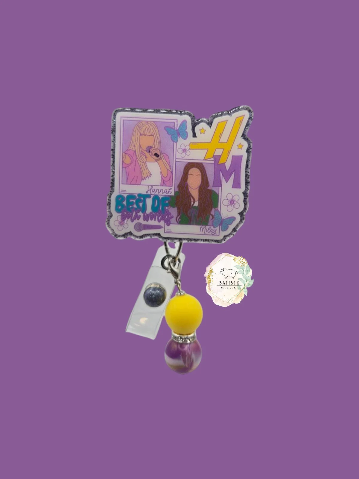 🎤 Hannah Montana “Best of Both Worlds” Badge Reel – Pop Star Meets Everyday Style!