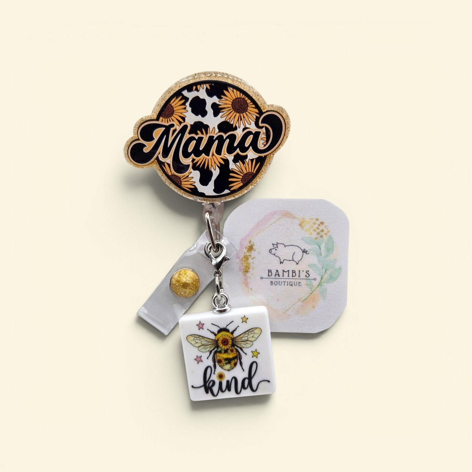 🌻 Mama Bee Kind Badge Reel