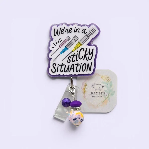 💉 Sticky Situation Badge Reel – Funny Nurse Edition