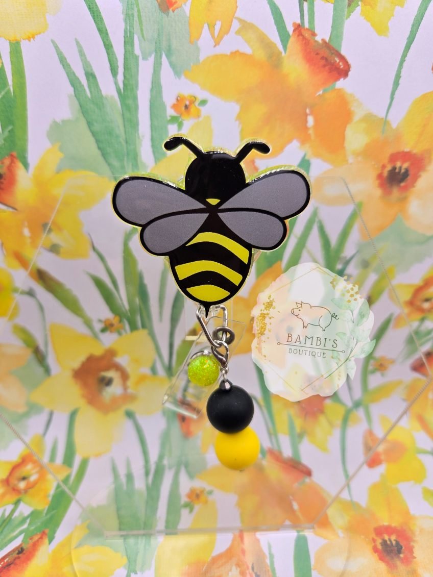 Bumble Bee Badge Reel